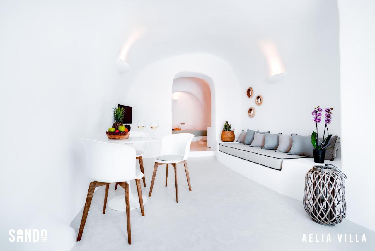 Sando Traditional Cave Villas With Jacuzzi And Sea View Vourvoulos Екстер'єр фото