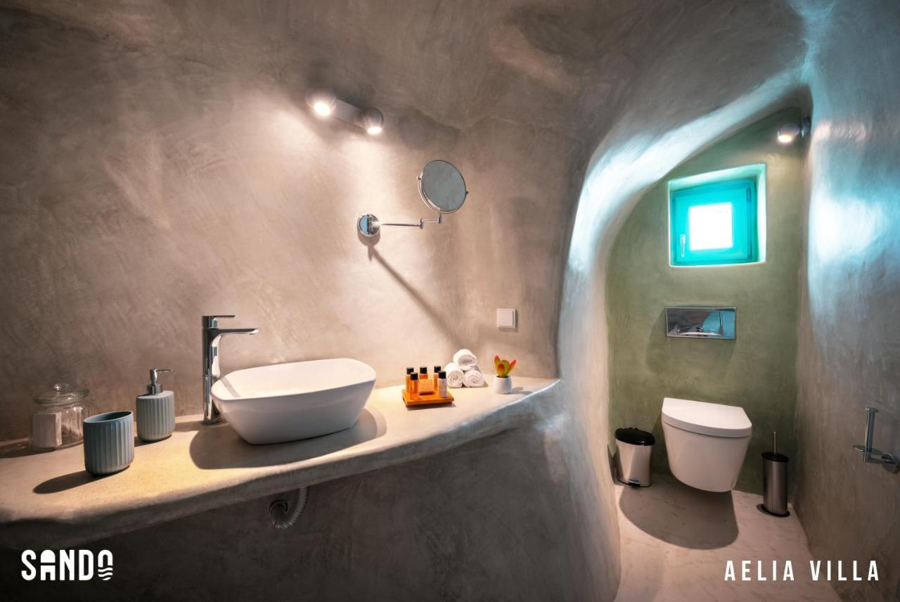 Sando Traditional Cave Villas With Jacuzzi And Sea View Vourvoulos Екстер'єр фото